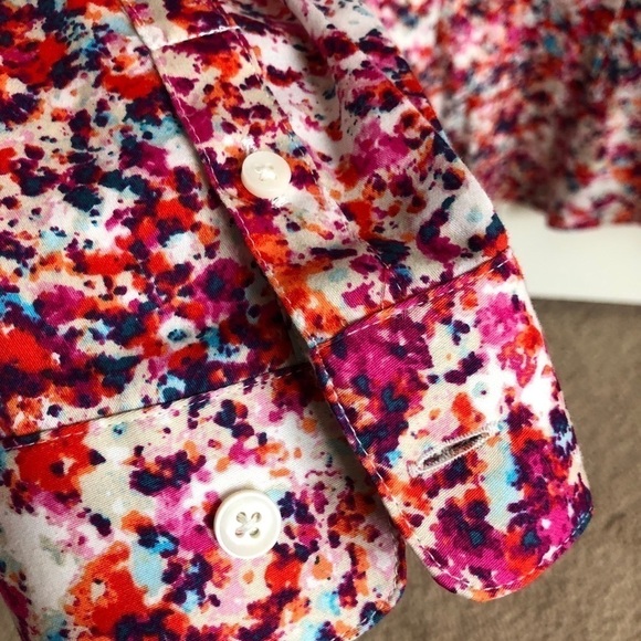 Coldwater creek floral print long sleeve b… - Picture 4 of 5